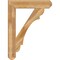 Ekena Millwork Olympic Craftsman Rough Sawn Bracket, Western Red Cedar, 6"W x 34"D x 46"H BKT06X34X46OLY04RWR - alternate 3